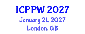 International Conference on Positive Psychology and Wellbeing (ICPPW) January 21, 2027 - London, United Kingdom
