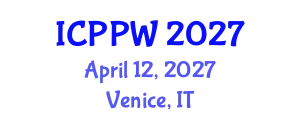 International Conference on Positive Psychology and Wellbeing (ICPPW) April 12, 2027 - Venice, Italy
