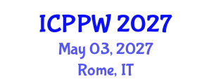 International Conference on Positive Psychology and Wellbeing (ICPPW) May 03, 2027 - Rome, Italy