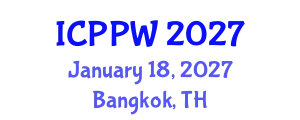 International Conference on Positive Psychology and Wellbeing (ICPPW) January 18, 2027 - Bangkok, Thailand