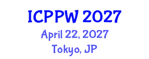 International Conference on Positive Psychology and Wellbeing (ICPPW) April 22, 2027 - Tokyo, Japan