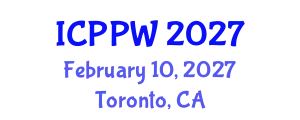 International Conference on Positive Psychology and Wellbeing (ICPPW) February 10, 2027 - Toronto, Canada