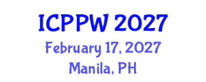 International Conference on Positive Psychology and Wellbeing (ICPPW) February 17, 2027 - Manila, Philippines
