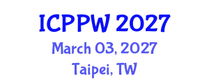 International Conference on Positive Psychology and Wellbeing (ICPPW) March 03, 2027 - Taipei, Taiwan