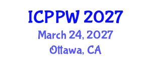International Conference on Positive Psychology and Wellbeing (ICPPW) March 24, 2027 - Ottawa, Canada