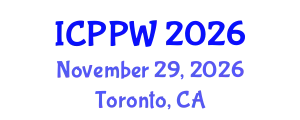 International Conference on Positive Psychology and Wellbeing (ICPPW) November 29, 2026 - Toronto, Canada
