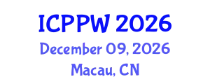 International Conference on Positive Psychology and Wellbeing (ICPPW) December 09, 2026 - Macau, China