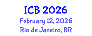 International Conference on Bacteriophages (ICB) February 12, 2026 - Rio de Janeiro, Brazil