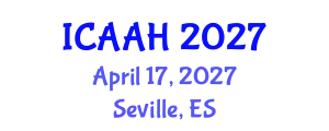 International Conference on Aquatic Animal Health (ICAAH) April 17, 2027 - Seville, Spain