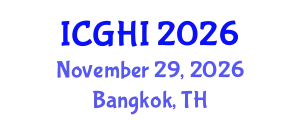 International Conference on Global Health and Innovation (ICGHI) November 29, 2026 - Bangkok, Thailand