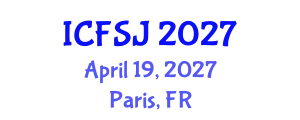 International Conference on Forensic Science and Justice (ICFSJ) April 19, 2027 - Paris, France