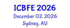 International Conference on Bioprocessing and Food Engineering (ICBFE) December 02, 2026 - Sydney, Australia