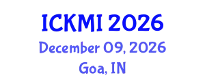 International Conference on Knowledge Management and Innovation (ICKMI) December 09, 2026 - Goa, India