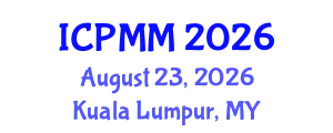 International Conference on Pain Medicine and Management (ICPMM) August 23, 2026 - Kuala Lumpur, Malaysia