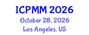 International Conference on Pain Medicine and Management (ICPMM) October 28, 2026 - Los Angeles, United States
