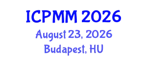 International Conference on Pain Medicine and Management (ICPMM) August 23, 2026 - Budapest, Hungary