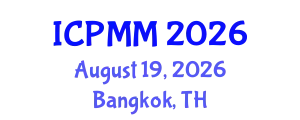 International Conference on Pain Medicine and Management (ICPMM) August 19, 2026 - Bangkok, Thailand