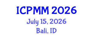 International Conference on Pain Medicine and Management (ICPMM) July 15, 2026 - Bali, Indonesia