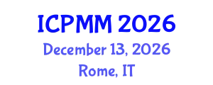 International Conference on Pain Medicine and Management (ICPMM) December 13, 2026 - Rome, Italy