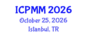 International Conference on Pain Medicine and Management (ICPMM) October 25, 2026 - Istanbul, Turkey