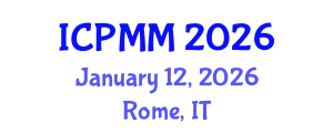 International Conference on Pain Medicine and Management (ICPMM) January 12, 2026 - Rome, Italy