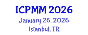 International Conference on Pain Medicine and Management (ICPMM) January 26, 2026 - Istanbul, Turkey