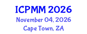 International Conference on Pain Medicine and Management (ICPMM) November 04, 2026 - Cape Town, South Africa