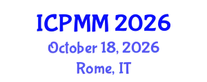 International Conference on Pain Medicine and Management (ICPMM) October 18, 2026 - Rome, Italy