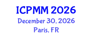 International Conference on Pain Medicine and Management (ICPMM) December 30, 2026 - Paris, France