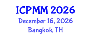 International Conference on Pain Medicine and Management (ICPMM) December 16, 2026 - Bangkok, Thailand