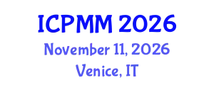 International Conference on Pain Medicine and Management (ICPMM) November 11, 2026 - Venice, Italy