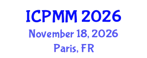 International Conference on Pain Medicine and Management (ICPMM) November 18, 2026 - Paris, France