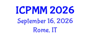 International Conference on Pain Medicine and Management (ICPMM) September 16, 2026 - Rome, Italy