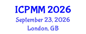 International Conference on Pain Medicine and Management (ICPMM) September 23, 2026 - London, United Kingdom
