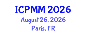 International Conference on Pain Medicine and Management (ICPMM) August 26, 2026 - Paris, France