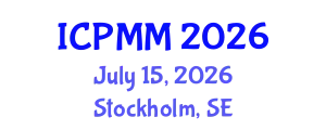 International Conference on Pain Medicine and Management (ICPMM) July 15, 2026 - Stockholm, Sweden