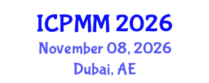 International Conference on Pain Medicine and Management (ICPMM) November 08, 2026 - Dubai, United Arab Emirates