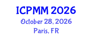 International Conference on Pain Medicine and Management (ICPMM) October 28, 2026 - Paris, France