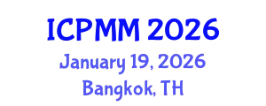 International Conference on Pain Medicine and Management (ICPMM) January 19, 2026 - Bangkok, Thailand