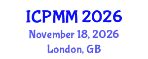 International Conference on Pain Medicine and Management (ICPMM) November 18, 2026 - London, United Kingdom