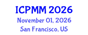 International Conference on Pain Medicine and Management (ICPMM) November 01, 2026 - San Francisco, United States