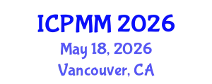 International Conference on Pain Medicine and Management (ICPMM) May 18, 2026 - Vancouver, Canada