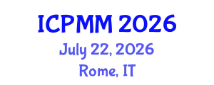 International Conference on Pain Medicine and Management (ICPMM) July 22, 2026 - Rome, Italy