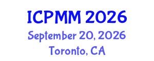 International Conference on Pain Medicine and Management (ICPMM) September 20, 2026 - Toronto, Canada