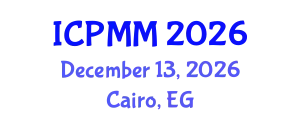 International Conference on Pain Medicine and Management (ICPMM) December 13, 2026 - Cairo, Egypt