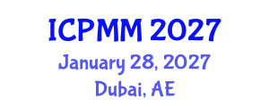 International Conference on Pain Medicine and Management (ICPMM) January 28, 2027 - Dubai, United Arab Emirates
