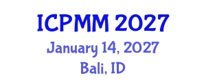 International Conference on Pain Medicine and Management (ICPMM) January 14, 2027 - Bali, Indonesia