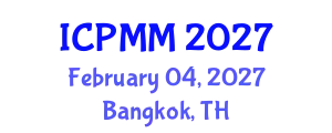 International Conference on Pain Medicine and Management (ICPMM) February 04, 2027 - Bangkok, Thailand