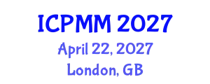International Conference on Pain Medicine and Management (ICPMM) April 22, 2027 - London, United Kingdom