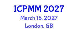 International Conference on Pain Medicine and Management (ICPMM) March 15, 2027 - London, United Kingdom